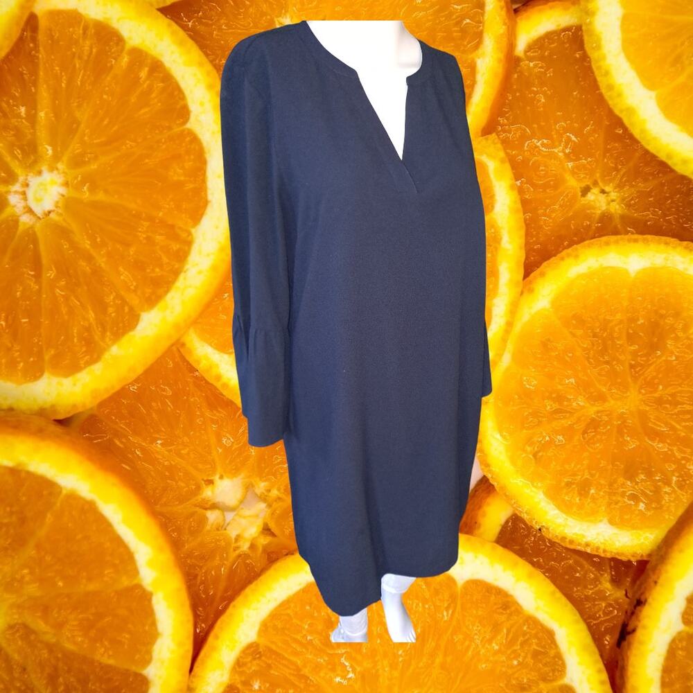 J. Crew Blue V Neck Mini Dress Size 10‎